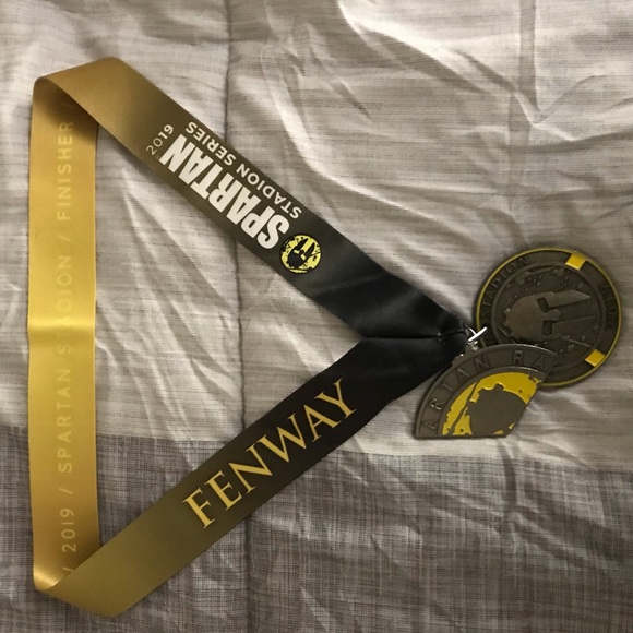 Spartan race Boston Fenway stadion medal